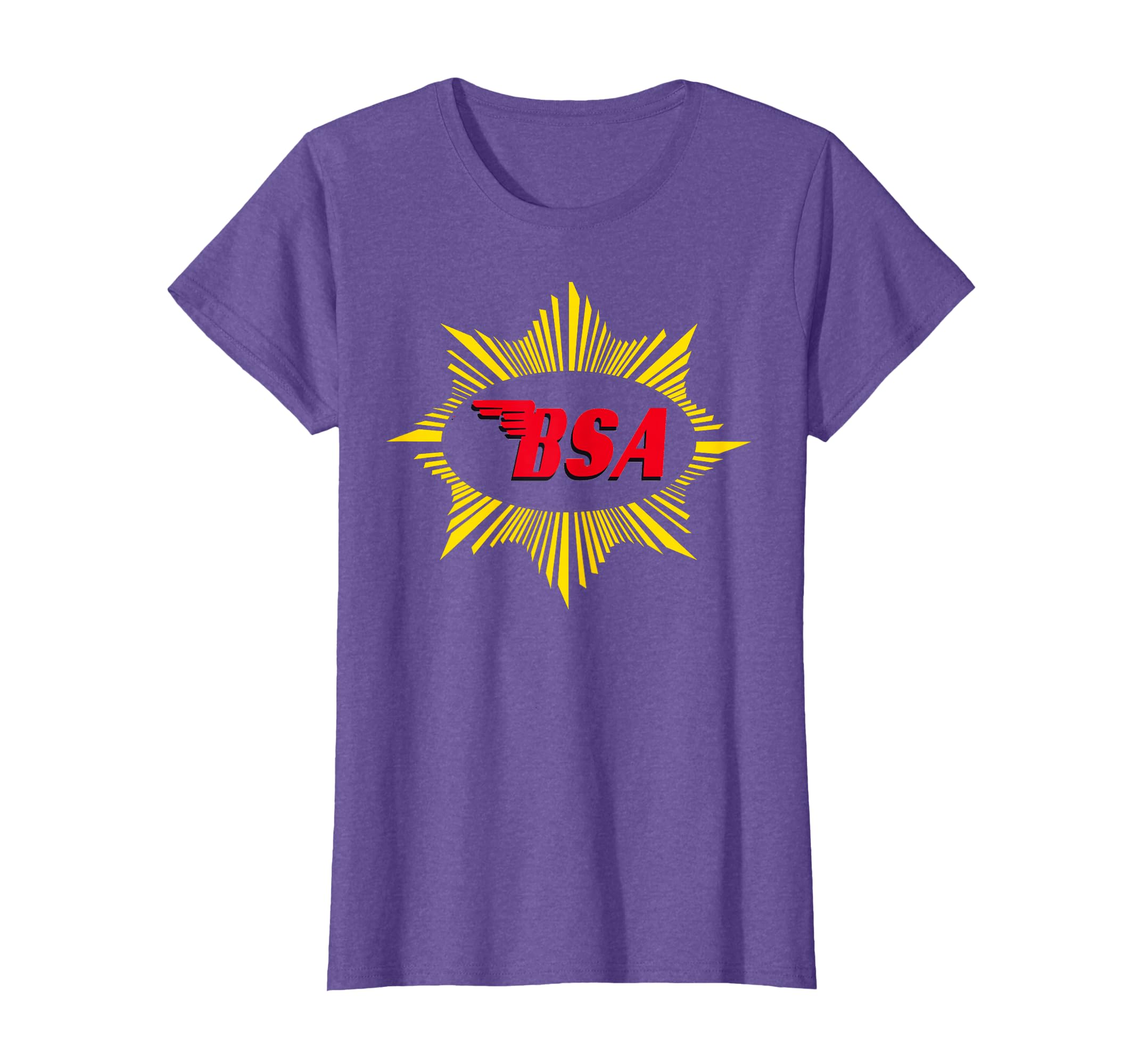 Vintage BSA Motorcycle Logo Design T-Shirt