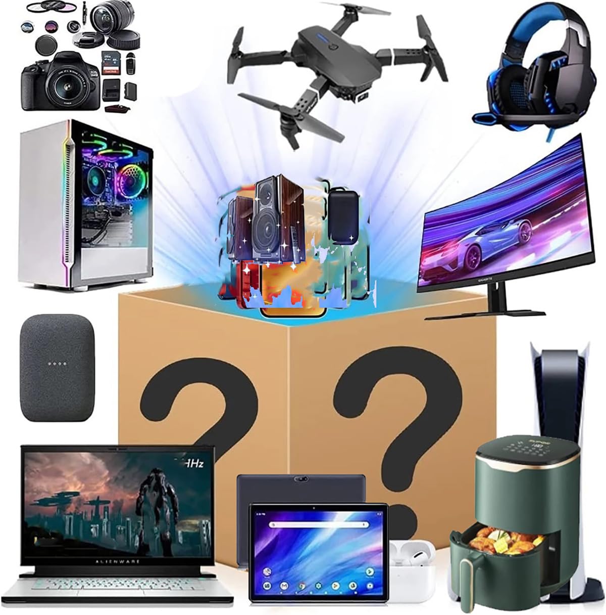 Electronics for Returns,5-40 Pieces Assortment Containing Unsold Surplus Appliances in 2025 Electronic Gift Set JUO342 — view 4