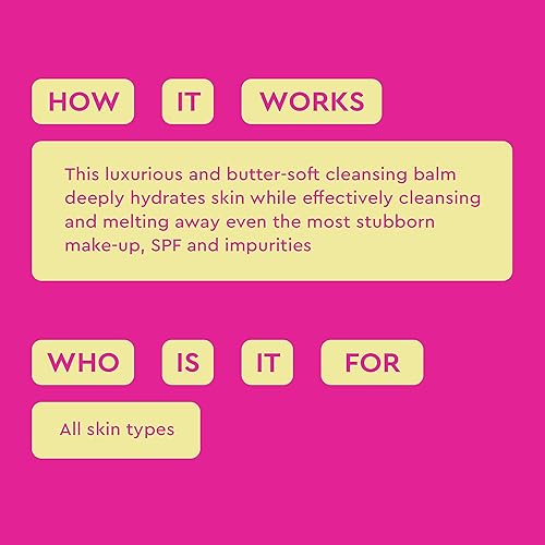 Miniatura 4 de BYOMA Limpiador facial de bálsamo derretido, bálsamo limpiador suave para reparación de barreras cutáneas, lavado facial de triple ceramida para