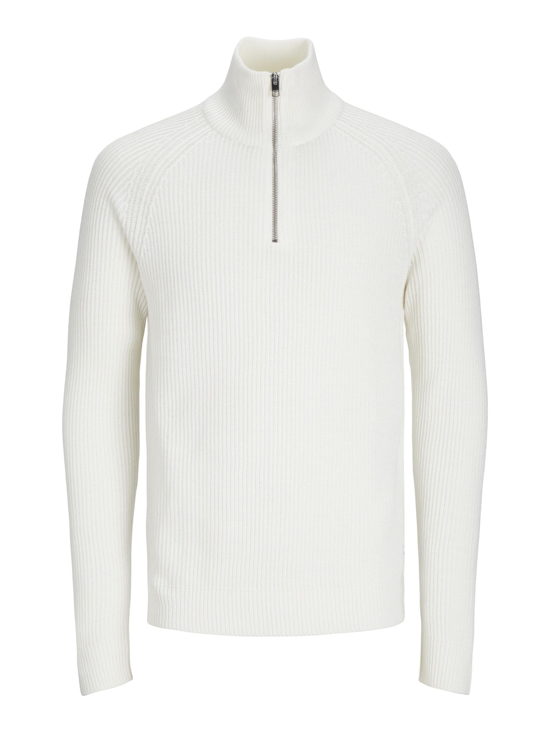 Jack & Jones Men's Cloud Dancer Knitted Jumper, Xl