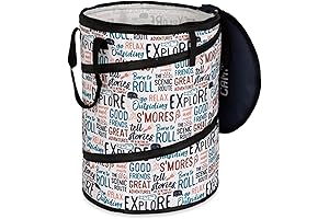 Camco Pop-Up Utility Container: Essential Camper Trash Can for RV Organization