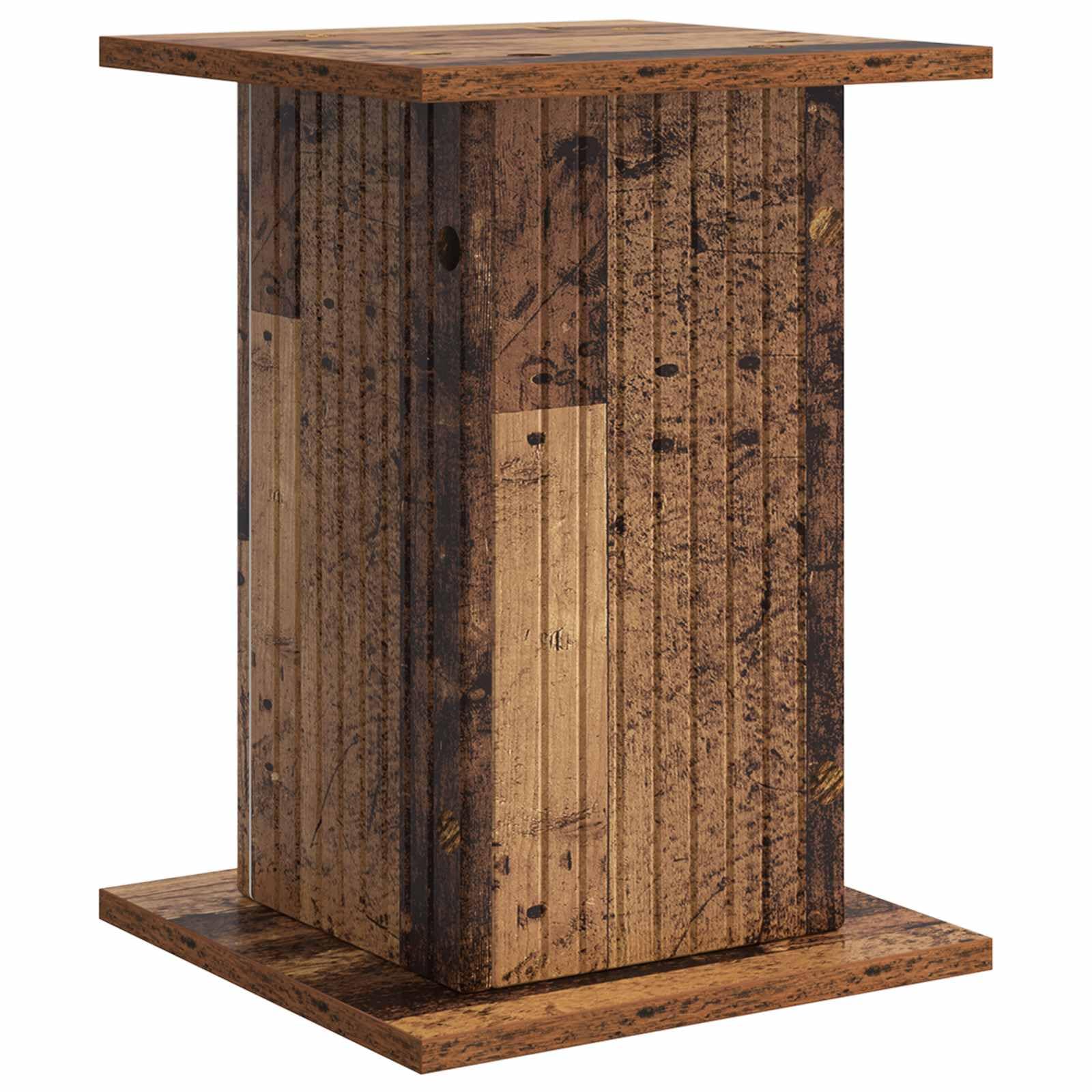 Supporto per piante in legno anticato, 30,5 x 30 x 43 cm | materiale in legno, resistente all'umidità, design moderno, per piante grasse e piante grandi