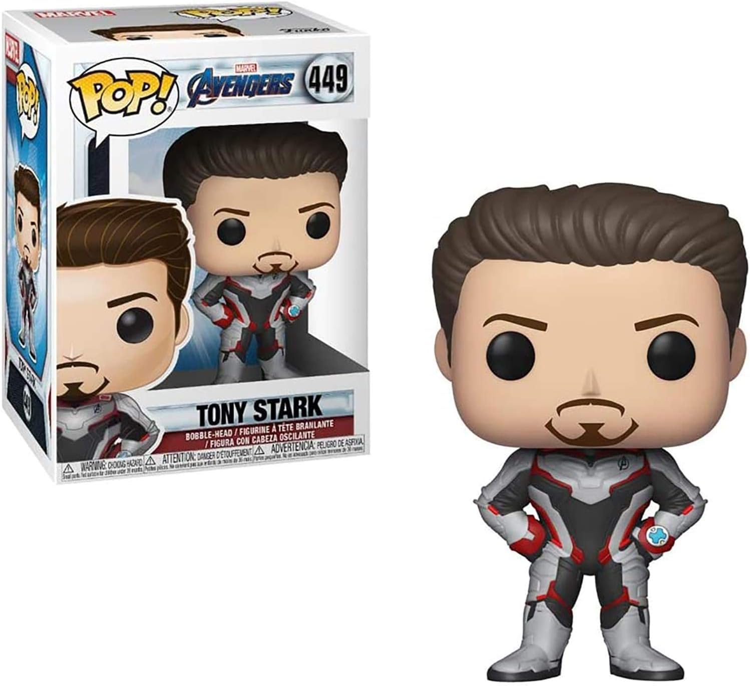 Funko POP! Bobble: Marvel Avengers Endgame: Tony Stark - Iron Man - Collectable Vinyl Figure - Gift Idea - Official Merchandise - Toys for Kids & Adults - Movies Fans - Model Figure for Collectors