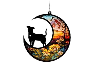 Personalized Engraved Dog Memorial Suncatcher: A Cherished Remembrance for Your Furry Friend