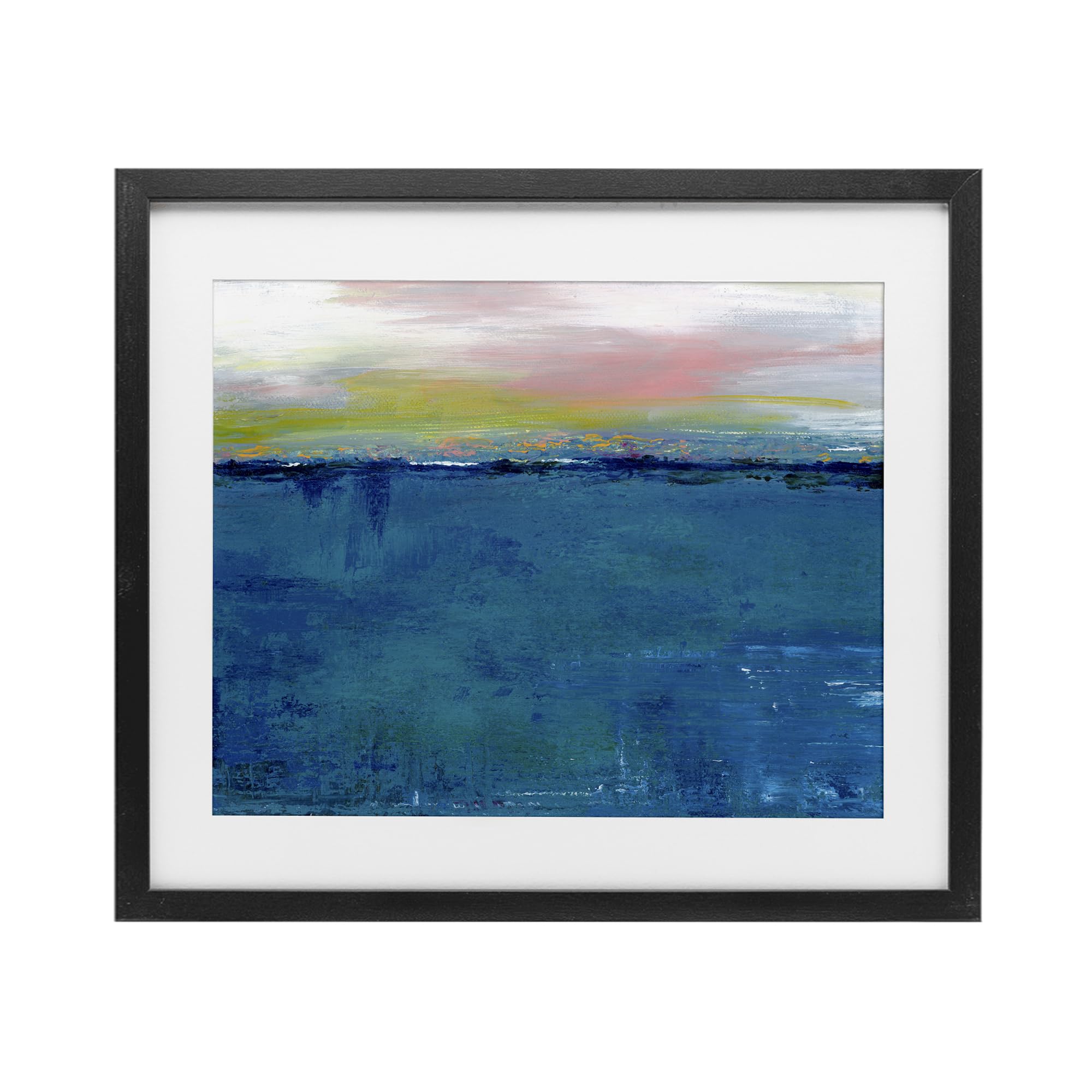 Impression encadrée Dark Waters pour rompre la monotonie d'un mur blanc sous verre