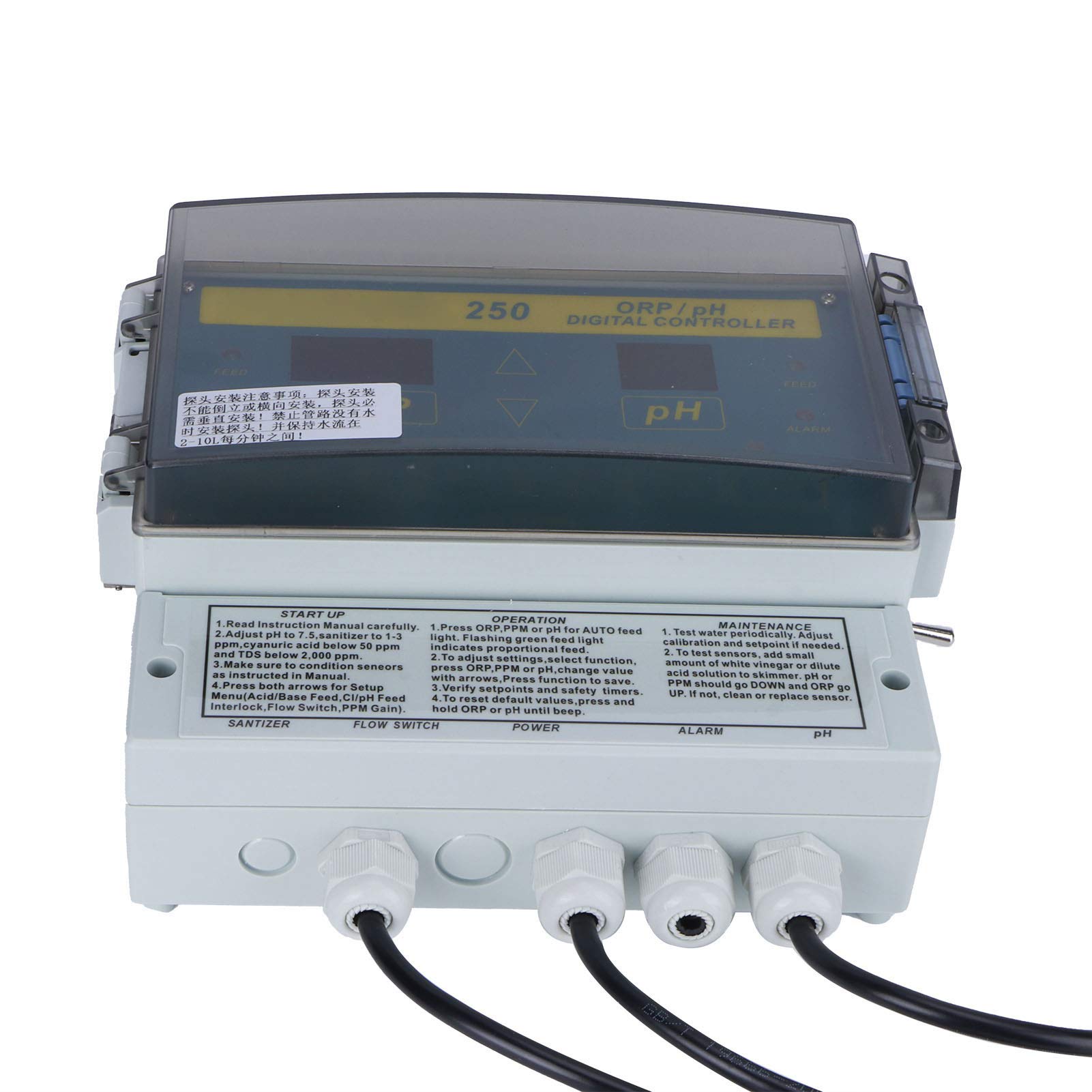 Gonetre Monitor de Calidad del Agua para Piscina, Medidor ORP de PH de