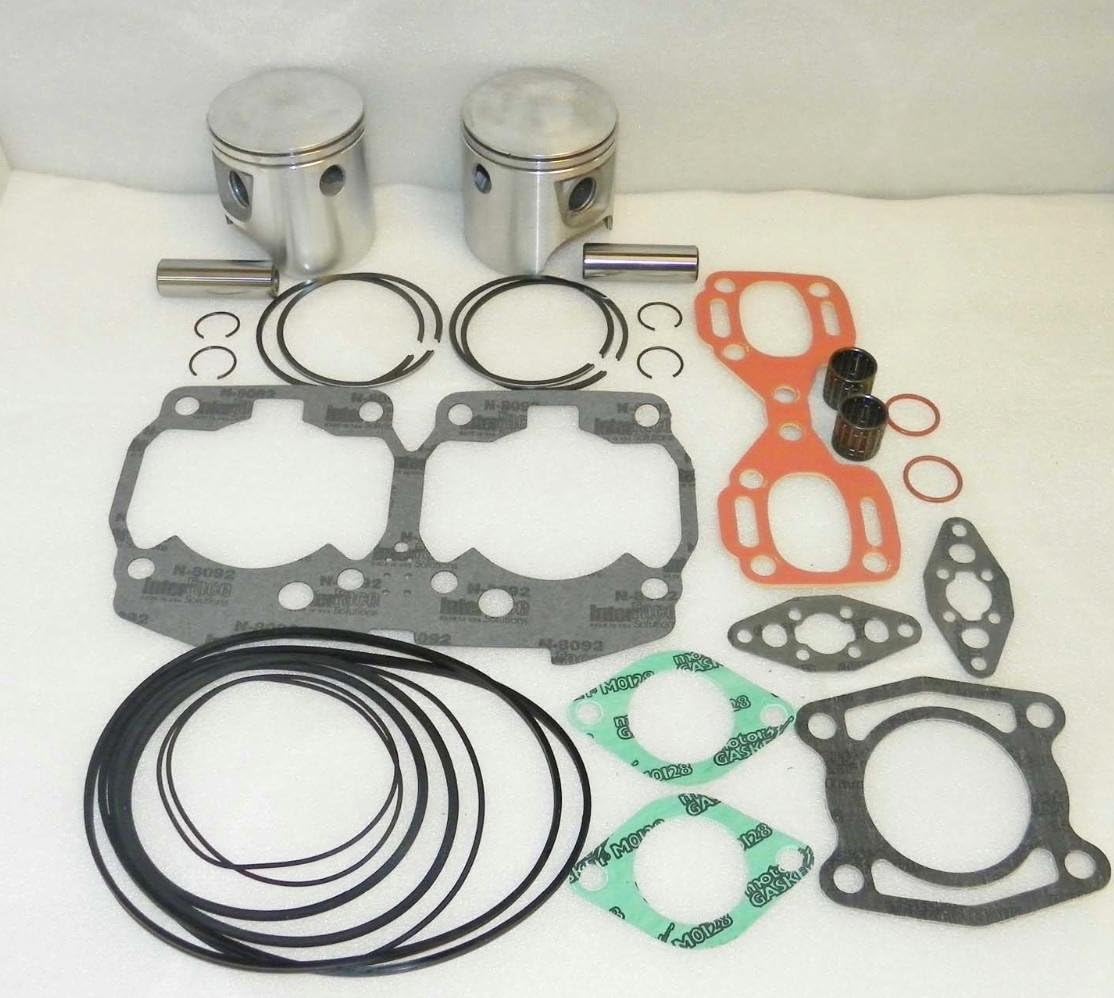 RAREELECTRICAL Top End Rebuild Kit 1Mm Over 83Mm Compatible With Sea-Doo Xp 800 1995-1997 Gsx 800 Gtx 800 1996-1997 Spx 800 1997-1999 Rotax 787 2-Stroke Challenger 781Cc Replaces 290887300 290888410