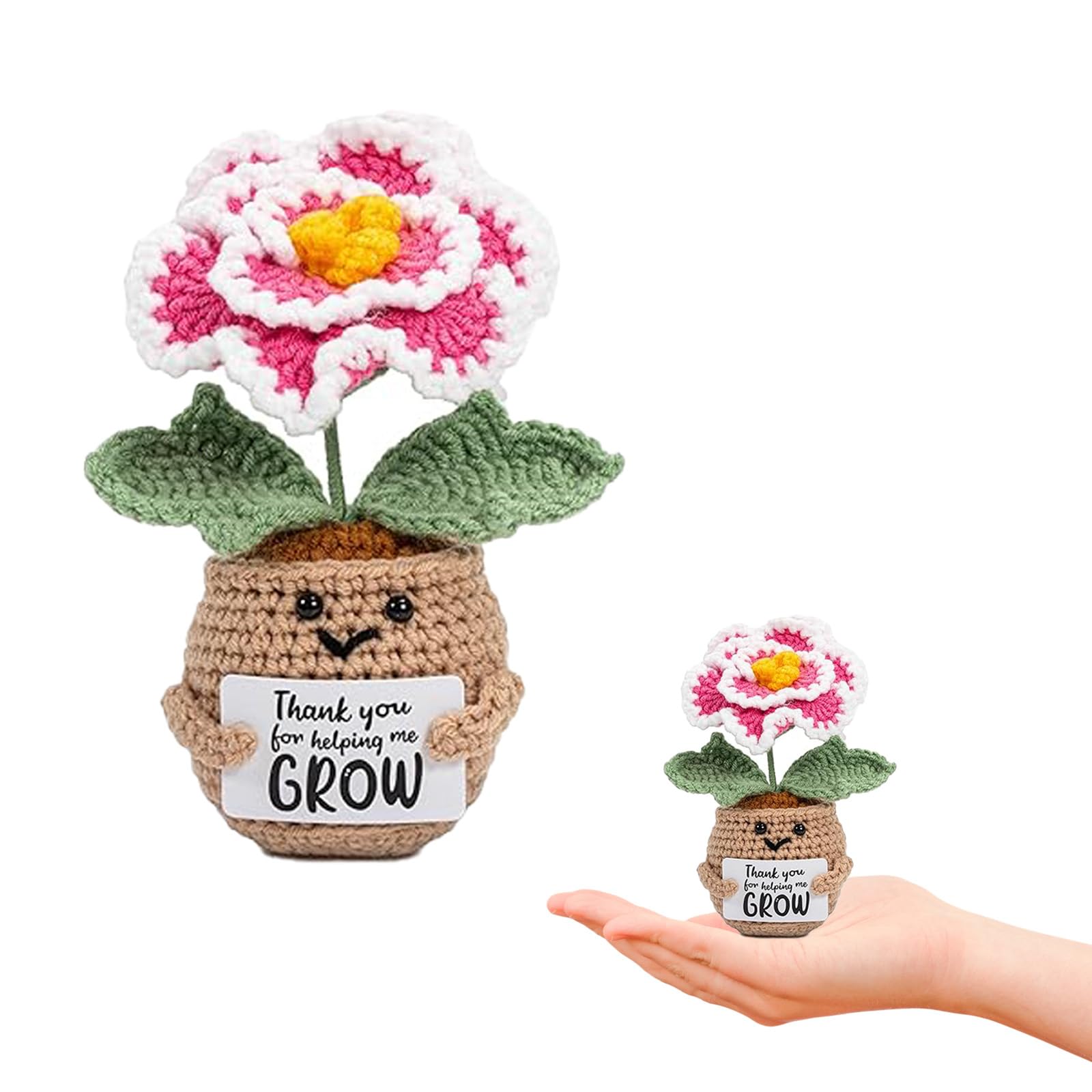 Thank You for Helping Me Grow, Positive Handmade Thank You Gifts for Women, Teacher and Friends Present, Mentor Gifts for Handmade and Colleagues