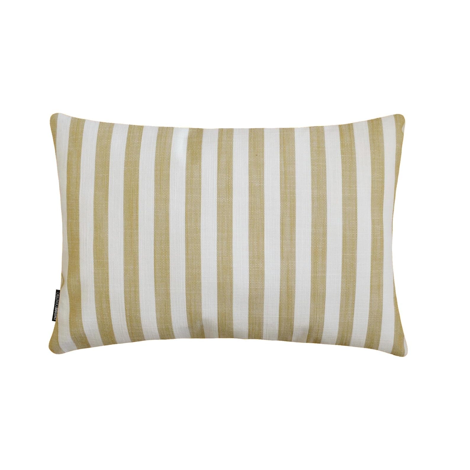 Nursrey Ochre Decorative Lumbar Cushion Covers 30 x 40 cm | Contemporary Cotton Oblong Cushion Cover Striped | Country & Farm Pillowcases for Bed, Couch & Sofa, Modern Home Décor - Lush Lines Ochre — image 1