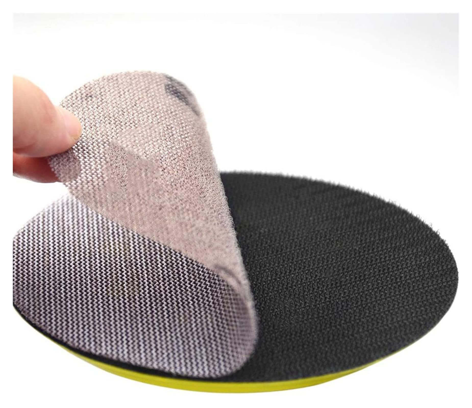 Papel de lija abrasivo ZSBLXHHJD Paquete de 25 pulgadas de 125 mm de malla de anillos de lijado y en forma de anillo. Abrasivo de polvo sin polvo anti-obstruido. Papel de lijado afilado, adecuado for