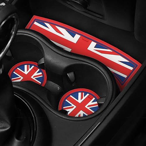 Miniatura 47 de TOMALL Portavasos compatible con Mini Cooper Hatchback F55 F56 de silicona para consola central de automóvil, soporte para portavasos de automóvil