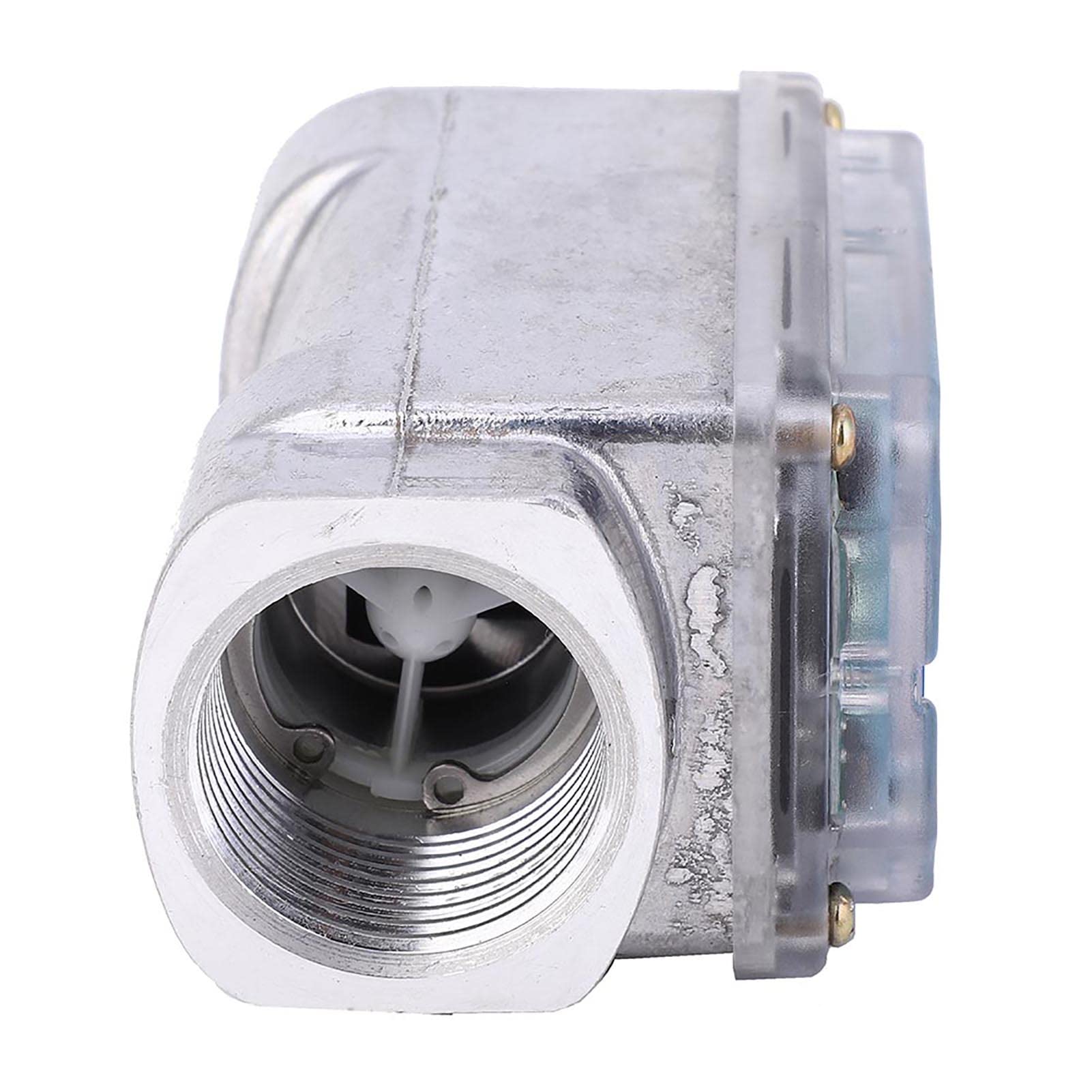 Débitmètre Liquide numérique, 10-200L1NPT Mini débitmètre à Turbine numérique Compteur de Carburant en Acier Inoxydable pour Eau Gaz Pétrole Essence