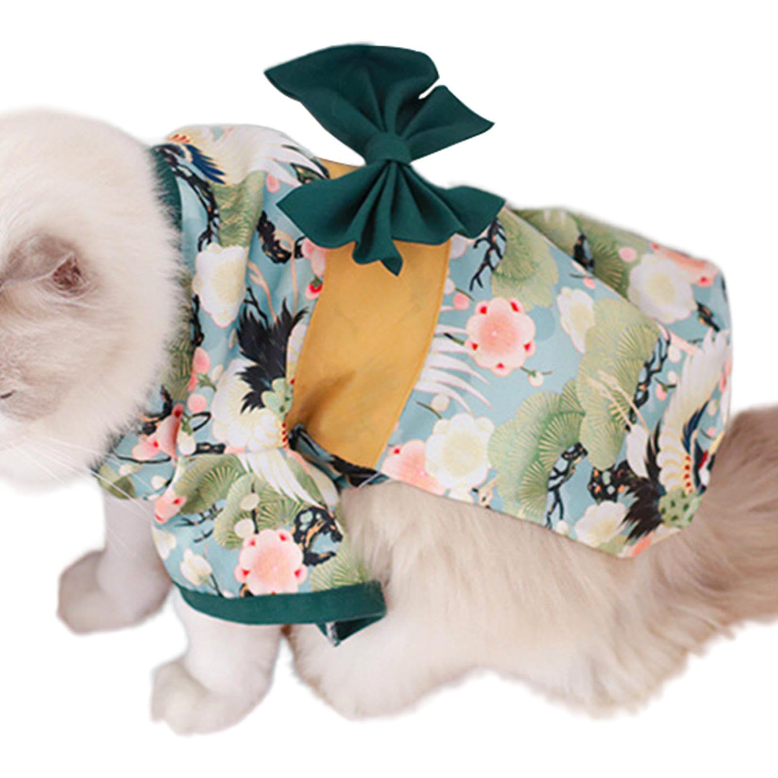 Kimono per animali domestici Cosplay giapponese Abbigliamento per gatti cani