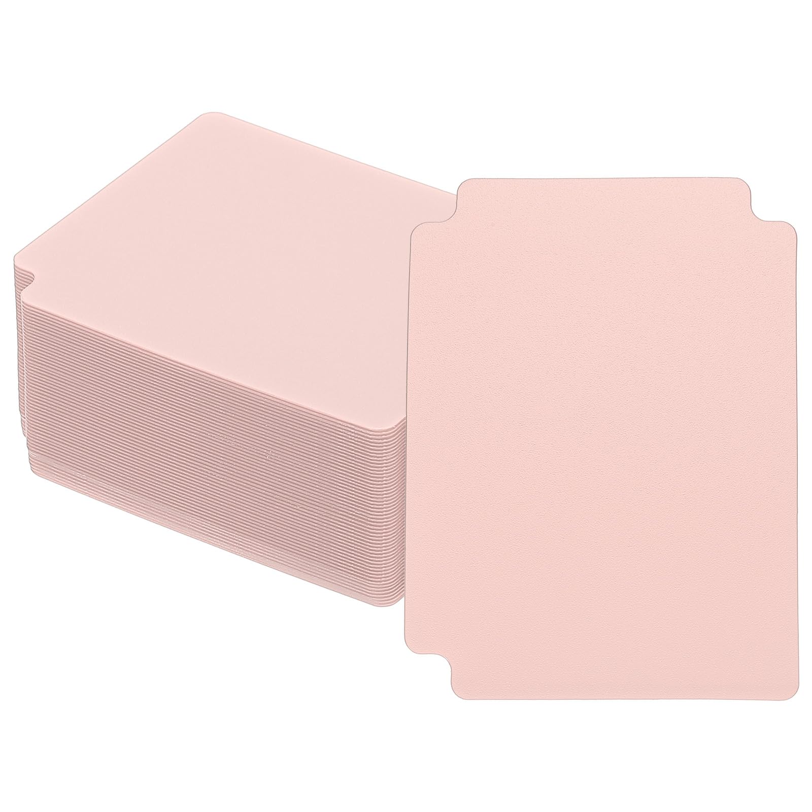 PATIKIL Trading Card Dividers, 50 Pcs Index Card Football Card Sorter Storage Boxes Organizer Tray Accessories for Sports Game Baseball Card, Pink