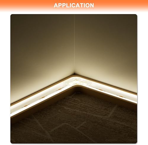 Miniatura 5 de MIWISE Kit de conectores de 0.315 pulgadas para tira LED COB de 2 pines, 12 conectores en forma de Lesquina, conectores de extensión sin soldadura