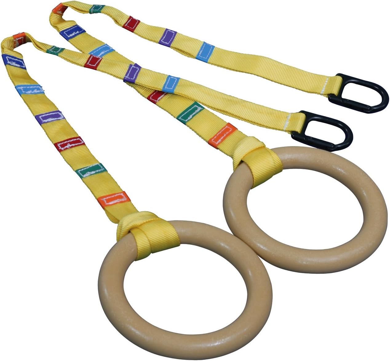 Tumbl Trak Gymnastics Rings with Easy Adjustable Strap