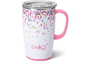 18oz Tumbler with Handle: Swig Travel Mug for Your Hydration Needs