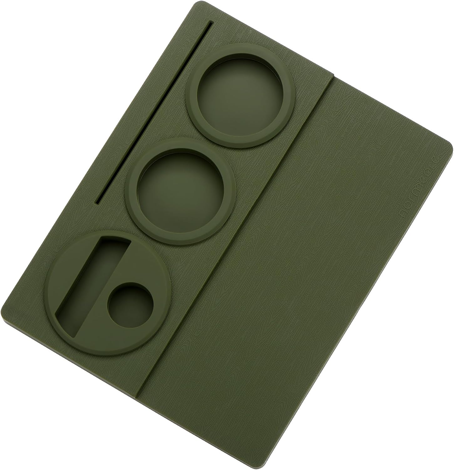 Normcore Espresso Tamping Mat, Silicone Tamper Mat, Espresso Accessories Tool for Baristas, Food Grade Non-Slip Silicone, 9.5 Inch x 7.5 Inch, Dark Green