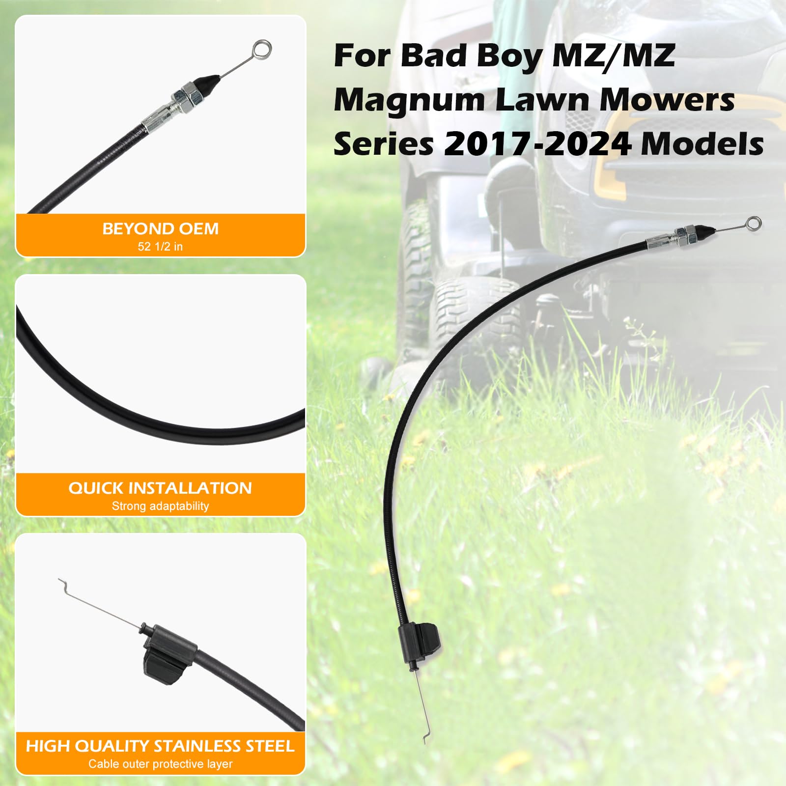Amazon.com: 064-8057-17 Brake Cable for Bad Boy Lawn Mowers
