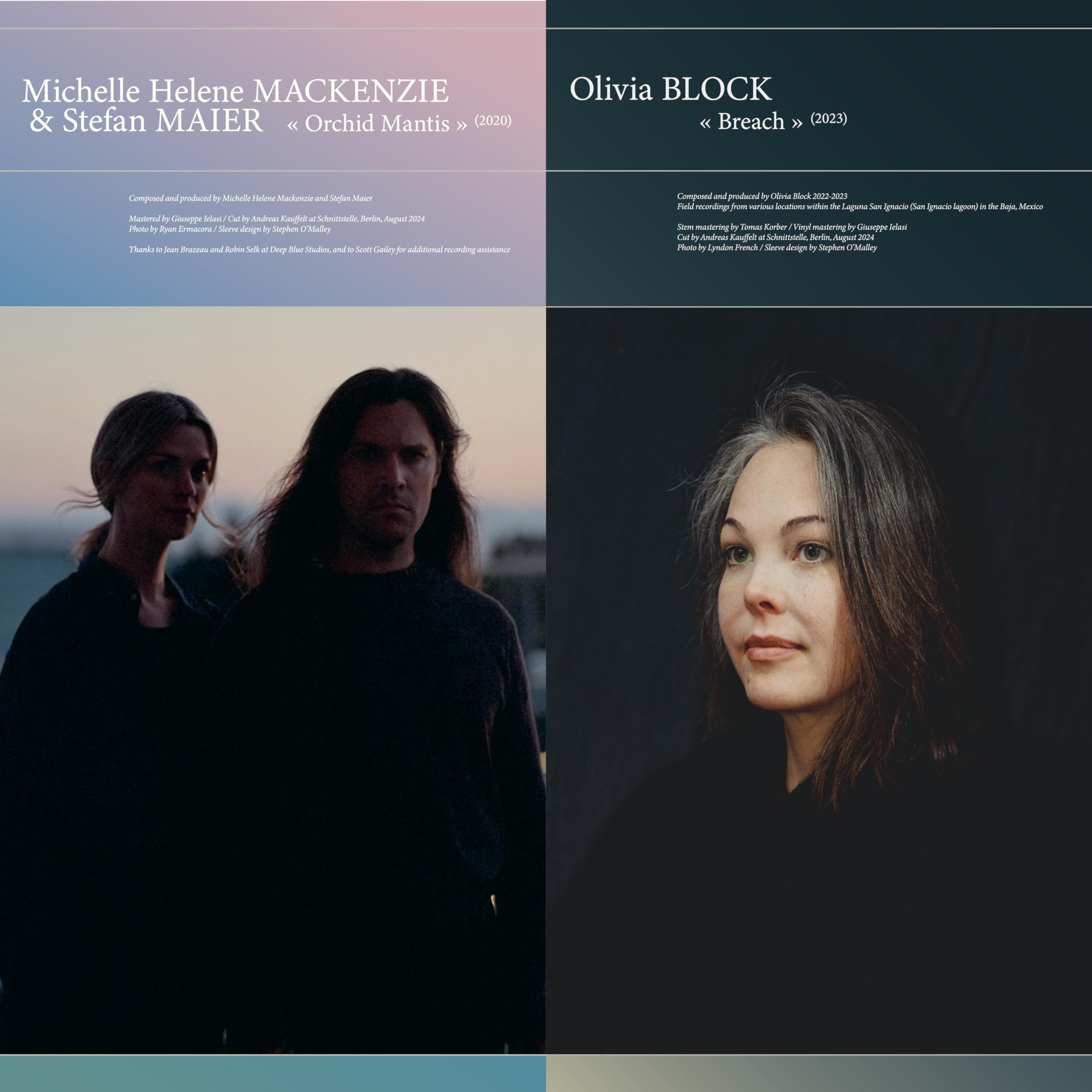 MACKENZIE, Michelle Helen/STEFAN MAIER/OLIVIA BLOCK - Orchid Mantis/Breach - LP