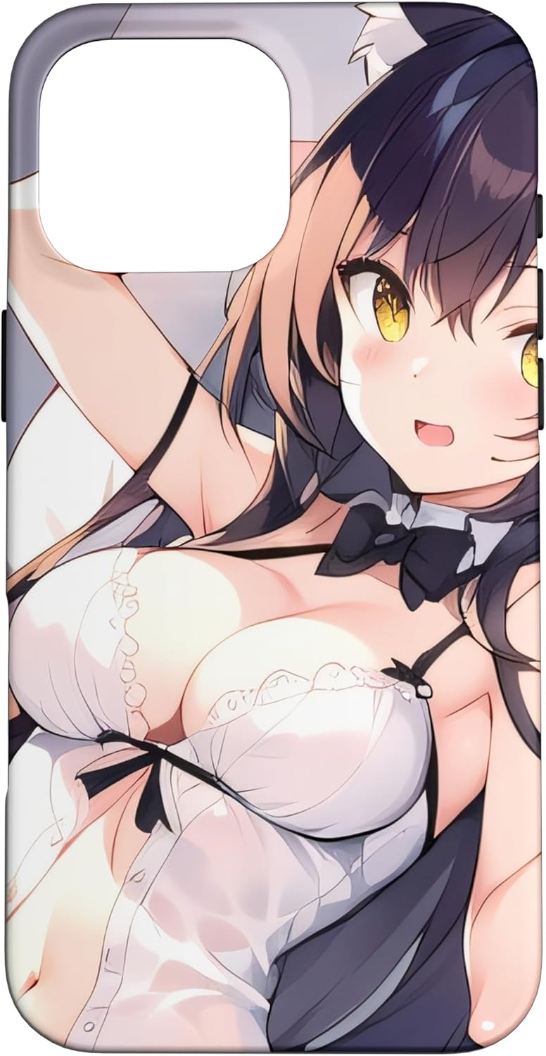 Cute Sexy Furry Anime Mange Cat Girl Female Case for iPhone 16 Pro Max