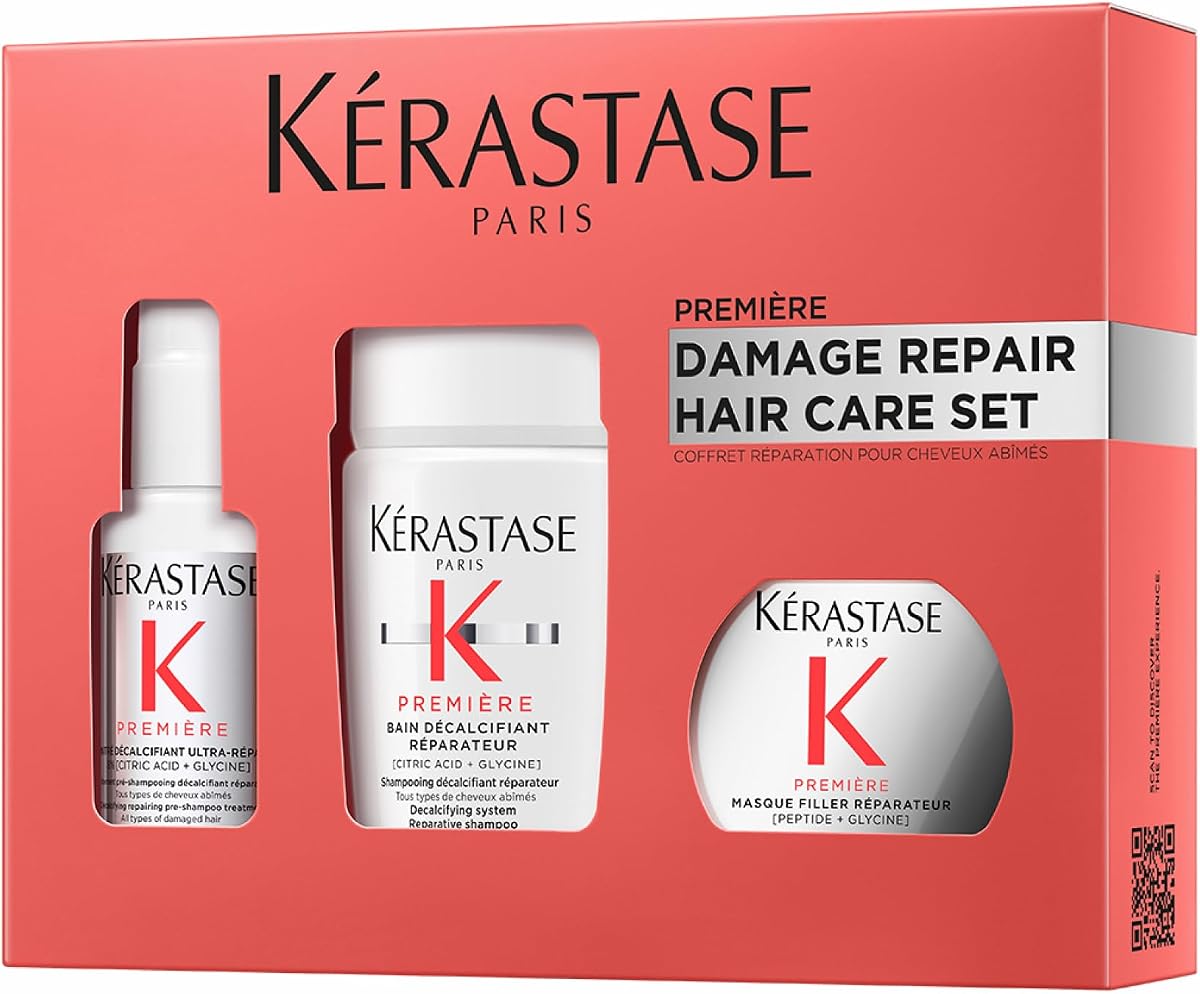 Premiere Discovery Set For Damaged Hair - Repairing Mini Pre-Shampoo, Shampoo and Mask For Weakened and Damaged Hair Types, Hydrates, Controls Frizz and Strengthens