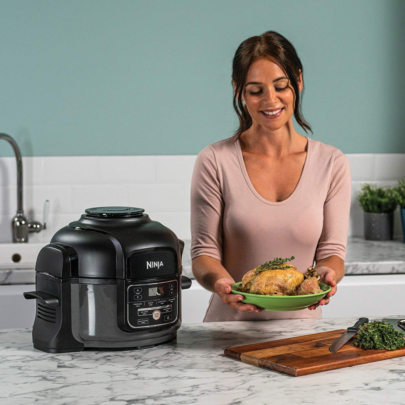 Ninja Foodi MINI MultiCooker [OP100UK], 6in1, 4.7L, Electric