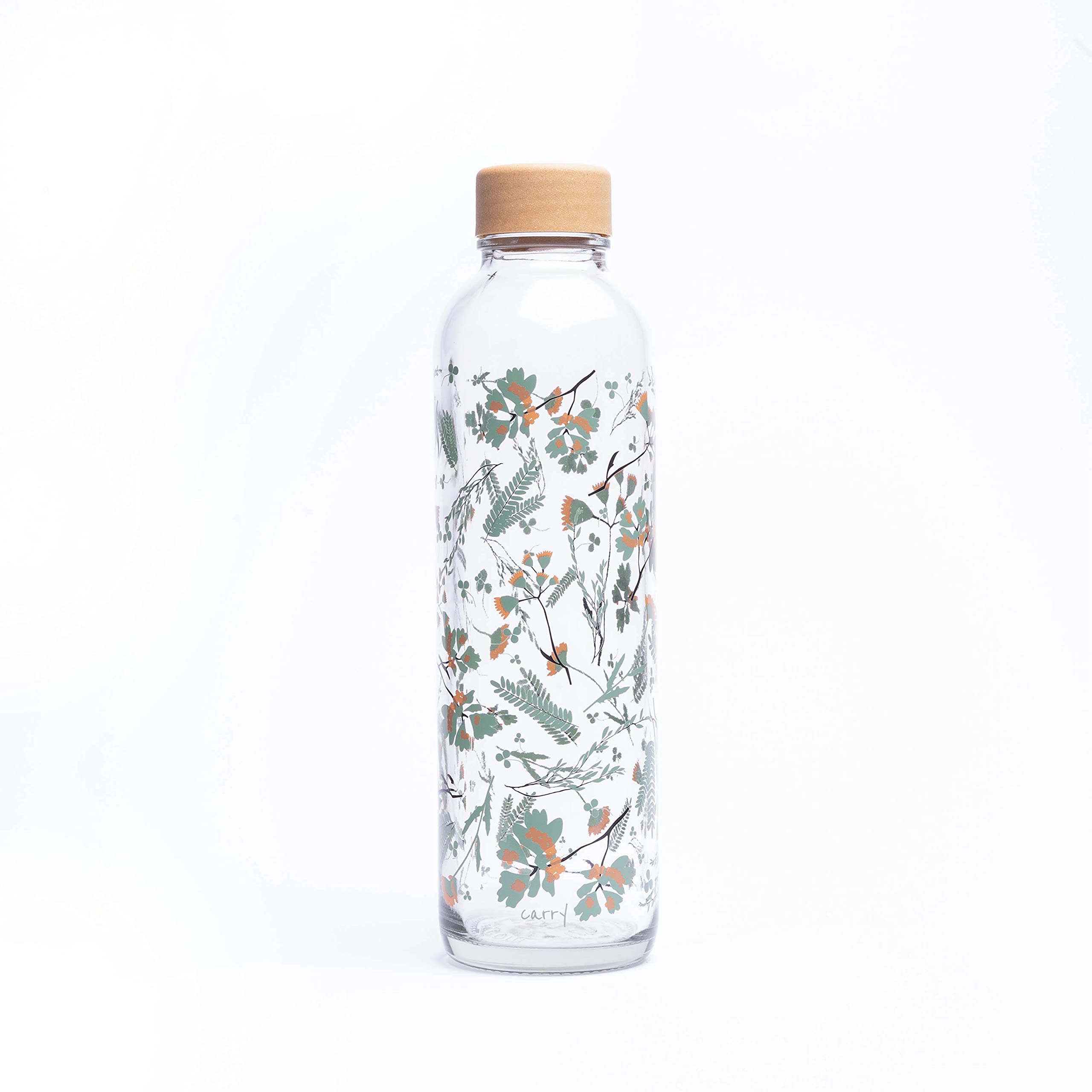 Carry Bottles Gourde en verre 0,7 l | Bouteille d'eau de sport | Sans BPA, anti-fuite et adaptée aux boissons gazeuses