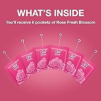 Vista 10 de Godrej Aer Power Pocket Bathroom Fragrance - Fresh Blossom, 10g (Pack of 6)