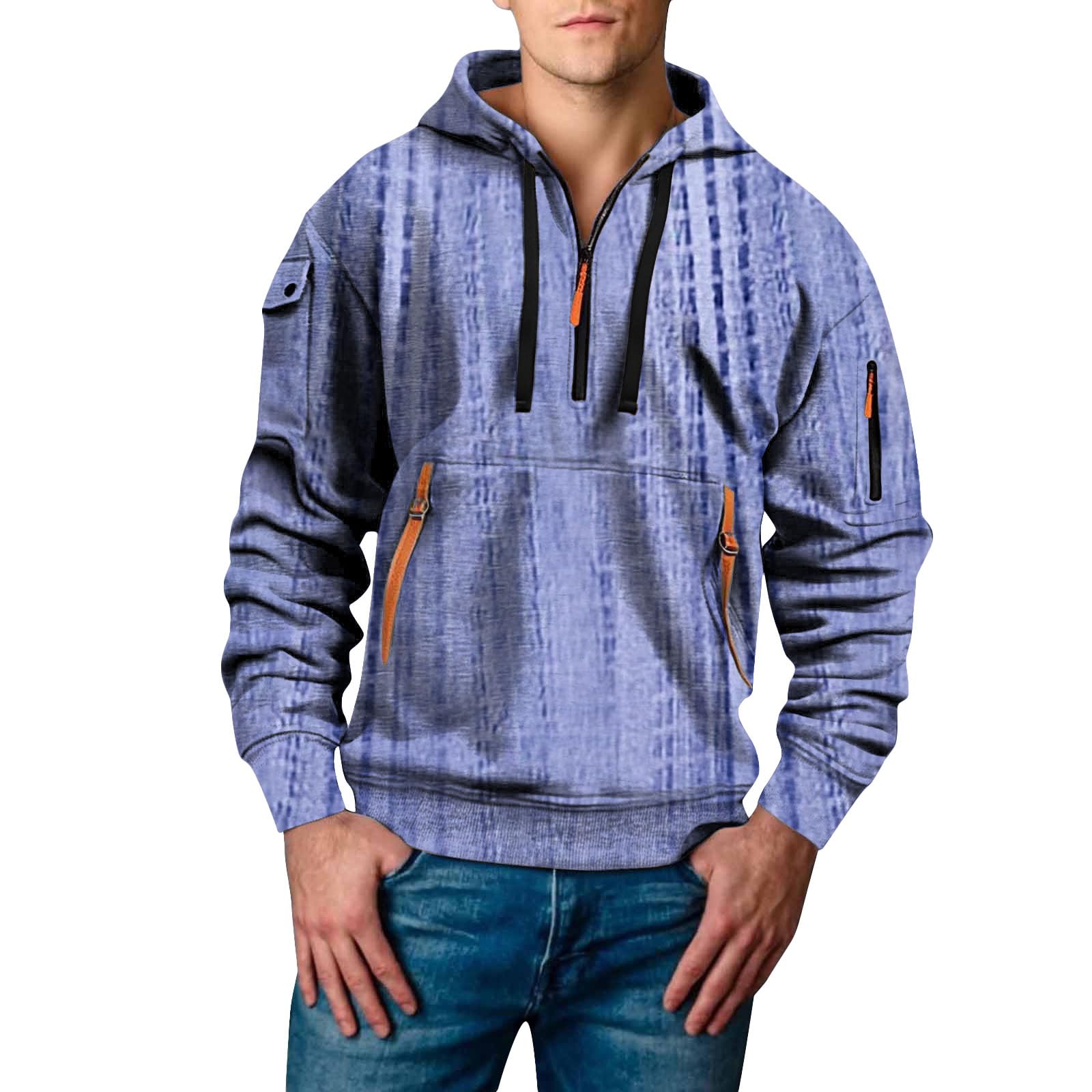 Sudaderas Hombres con Capucha Sudadera De Manga Larga para Hombre, Estilo Otoño, Estampado 3D. Camiseta Exteriores. Renos (Pink, XXXL) Gimnasio Hombre Ropa Running Cortavientos Oversized