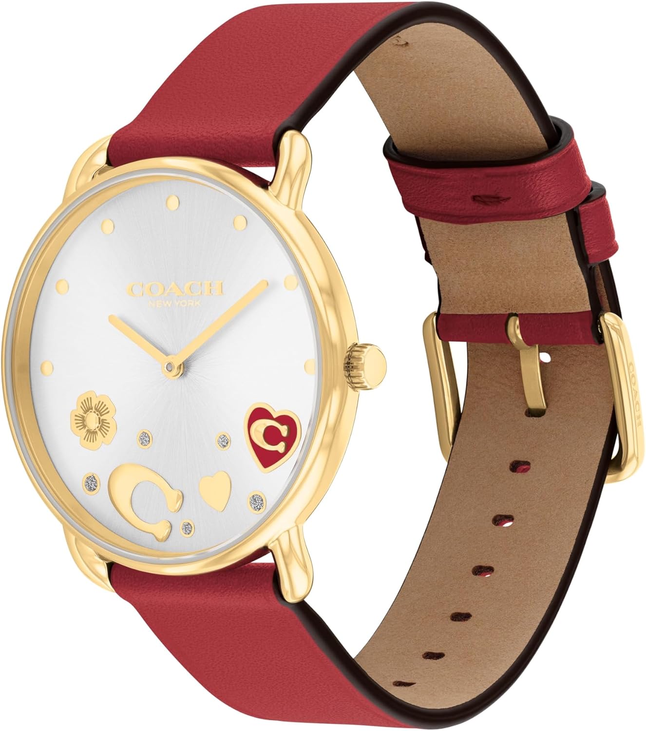 Coach Elliot Women's 2H Quartz Watch - Calfskin Leather Strap - Sparkling Crystal Accents - Premium Fashion, Everyday Wear - Gift for Her - 36mm - Image 2