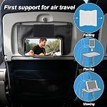 Portable Foldable Silicone Flexible Phone Holder, Universal Multifunctional Phone Stand Mount Long Flight Essentials & Gadgets for Desk Phones Tablets Game Consoles (Black)