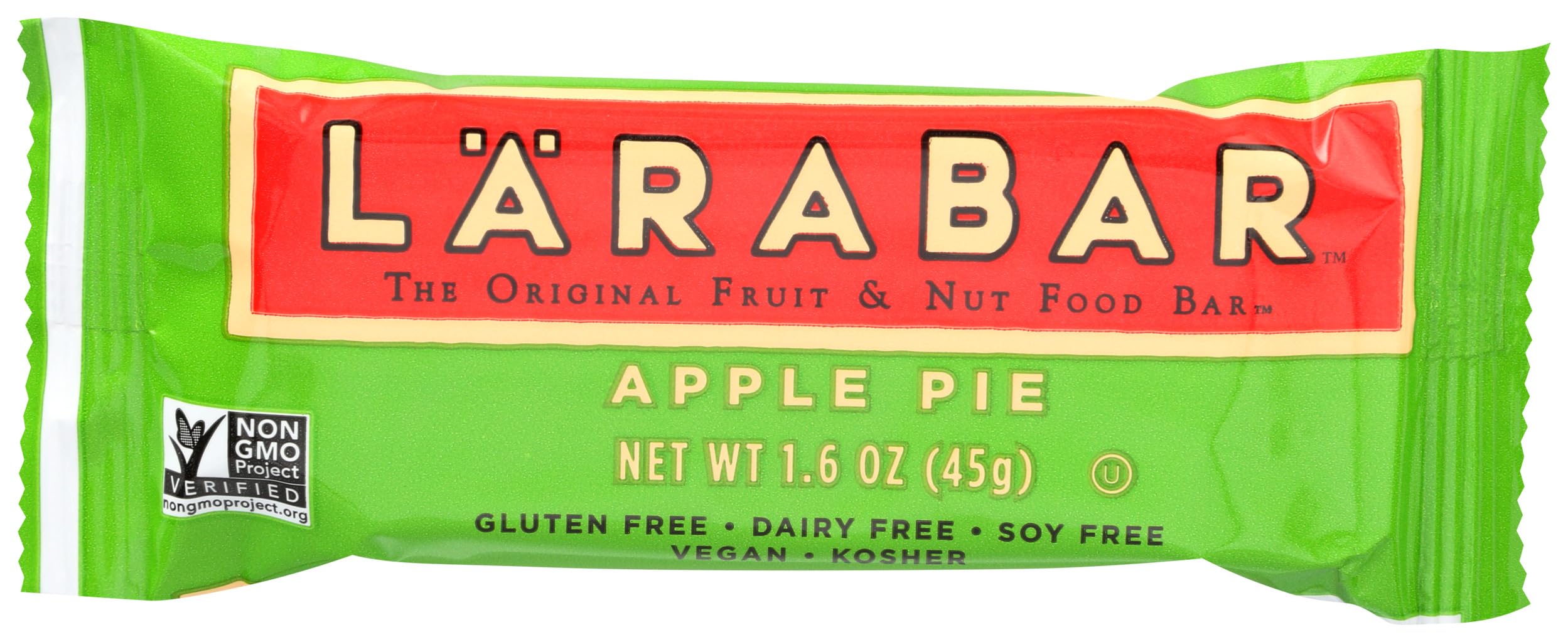 Larabar, Bar Apple Pie, 1.6 Ounce[Amazon-developed Certification] Compact by Design