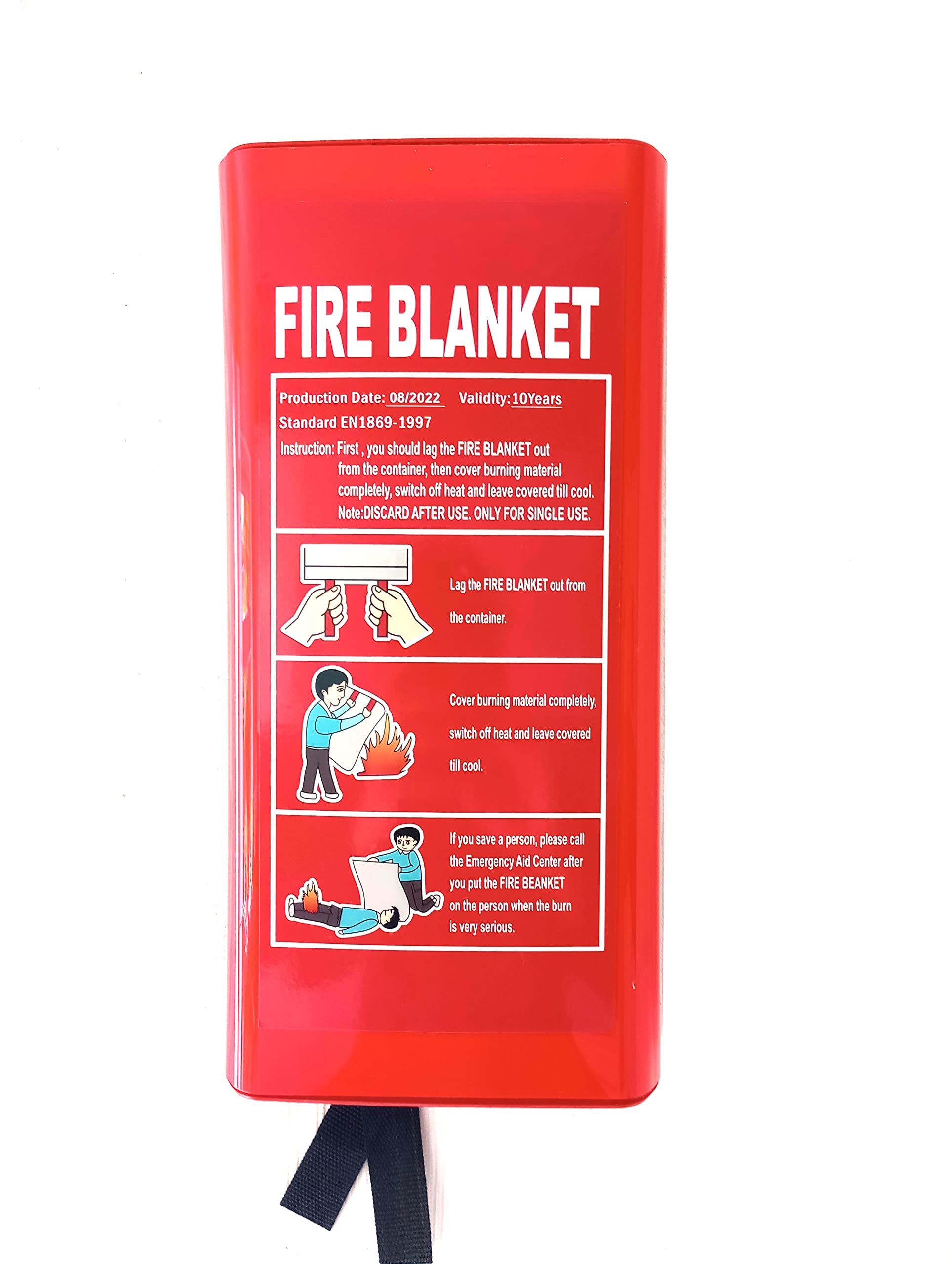 Fire Blanket 1.2m x 1.8m in Hard Case