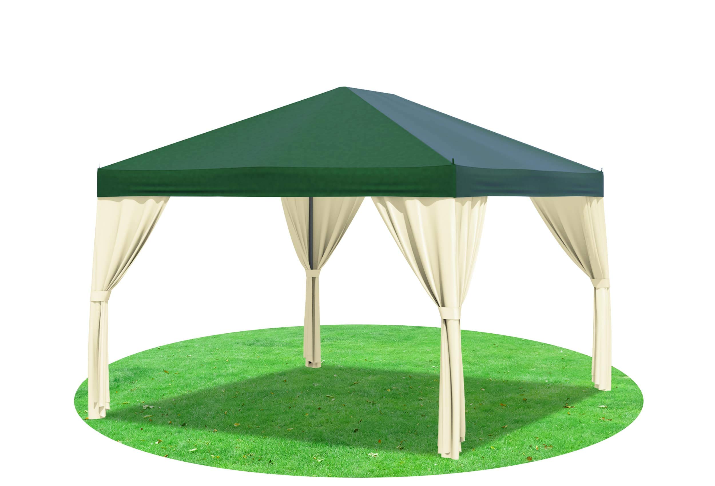 stabile zelte 3 x 4 Stabilezelte Pavillon 3x4 Meter Sahara 400g/m² Premium PVC GRÜN Gifts By Occasion_Christmas DCF vs. Silnylon — Heavy Duty Steel Bow - Side Roll (Length):95