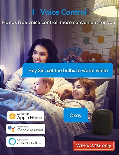 Miniatura 2 de Meross BR30 - Bombilla LED LED WiFi para inundación compatible con Apple HomeKit Alexa Google Assistant y SmartThings regulable E26 Multicolor