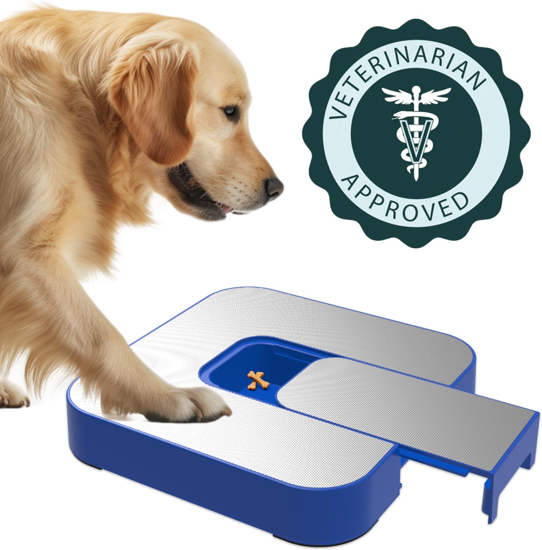 Dog Nail Scratch Board, Stress-Free Dog Scratch Pad for Nails, Board, Scratch Mat for Dogs with Anti-Slip (Regular)