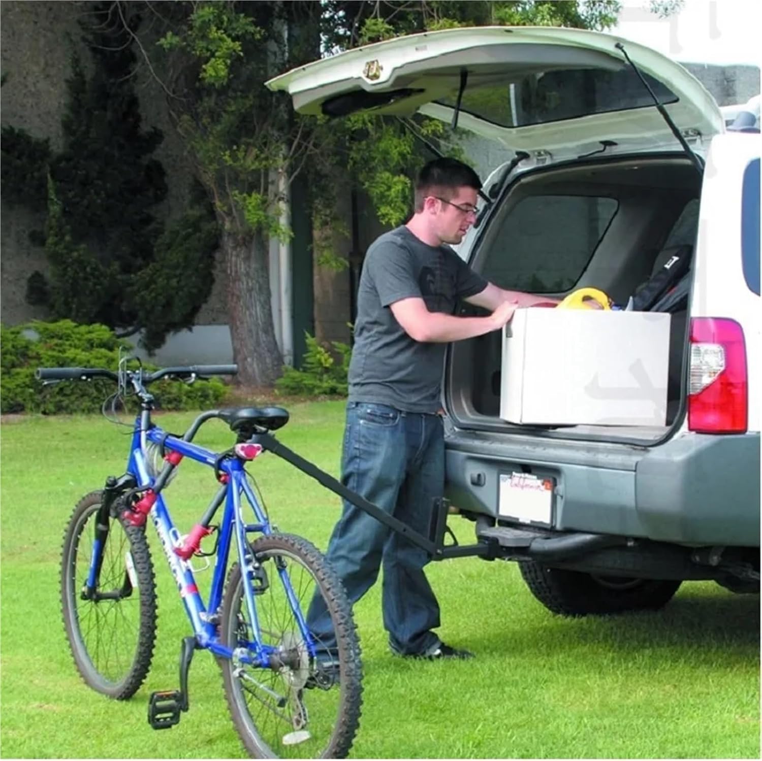 Heavy Duty 4 Bicycle Bike Rack Car Swing Down SUV Truck Van Hitch Mount Capacity 60kg