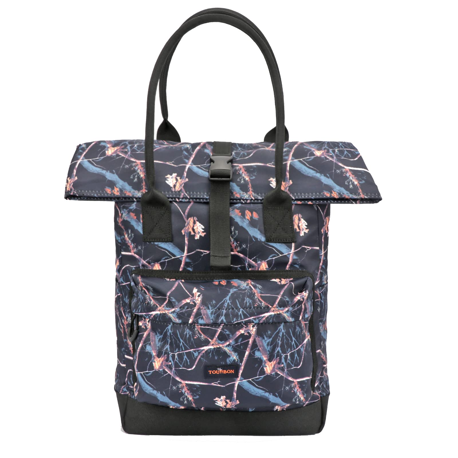 Sacoche De Vélo Arrière TOURBON – Étanche – Nylon Bleu – Porte-bagages – Capacité 38x20x18.5cm
