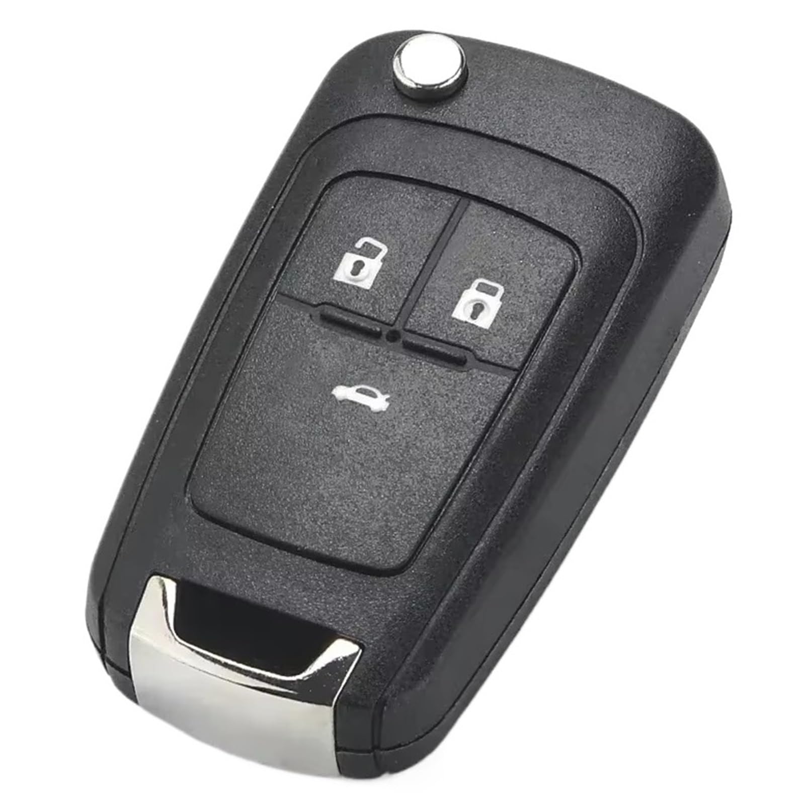 Kompatibel Mit Opel Für Corsa E 2014 2015 2016 Für Insignia 2009–2015 1 Stück 2 3 4 5 Tasten Klappbar Autoschlüsselgehäuse Ersatz-Schlüsselhülle(3 Buttons)