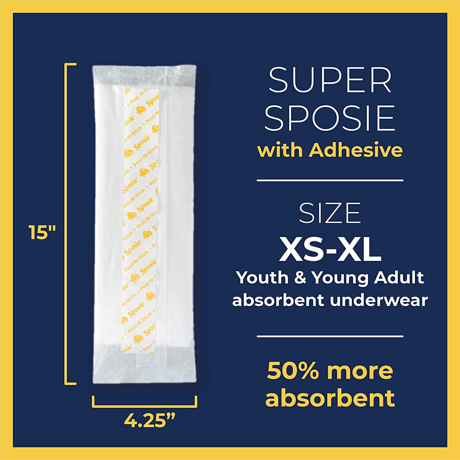 Select Kids Diaper Booster Pads | Underwear & Diaper Liners | Potty Training Underwear Inserts & Incontinence Liners
