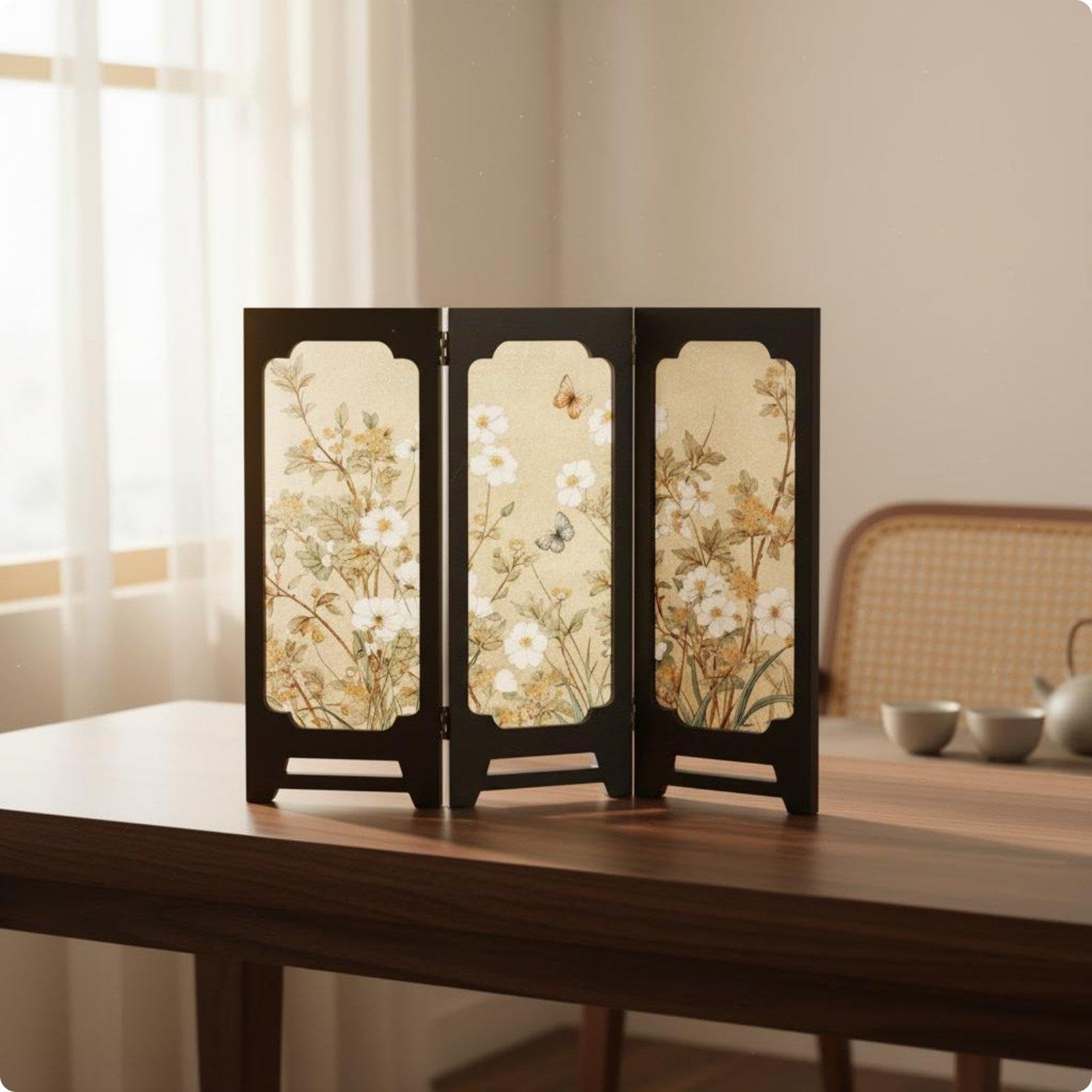 Acrylic Folding Screen Chinese Style Decorative Tabletop Screen 3D Decorate Home Decor for Desk Pf-xfb014-image-39