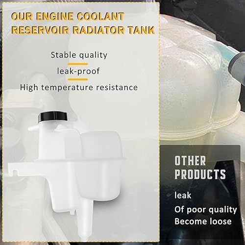 Miniatura 5 de ASAPE Tanque de expansión de radiador de depósito de refrigerante de motor 603-215 compatible con Ford para Escape 4door 3L XLT 2001-2012 repuesto