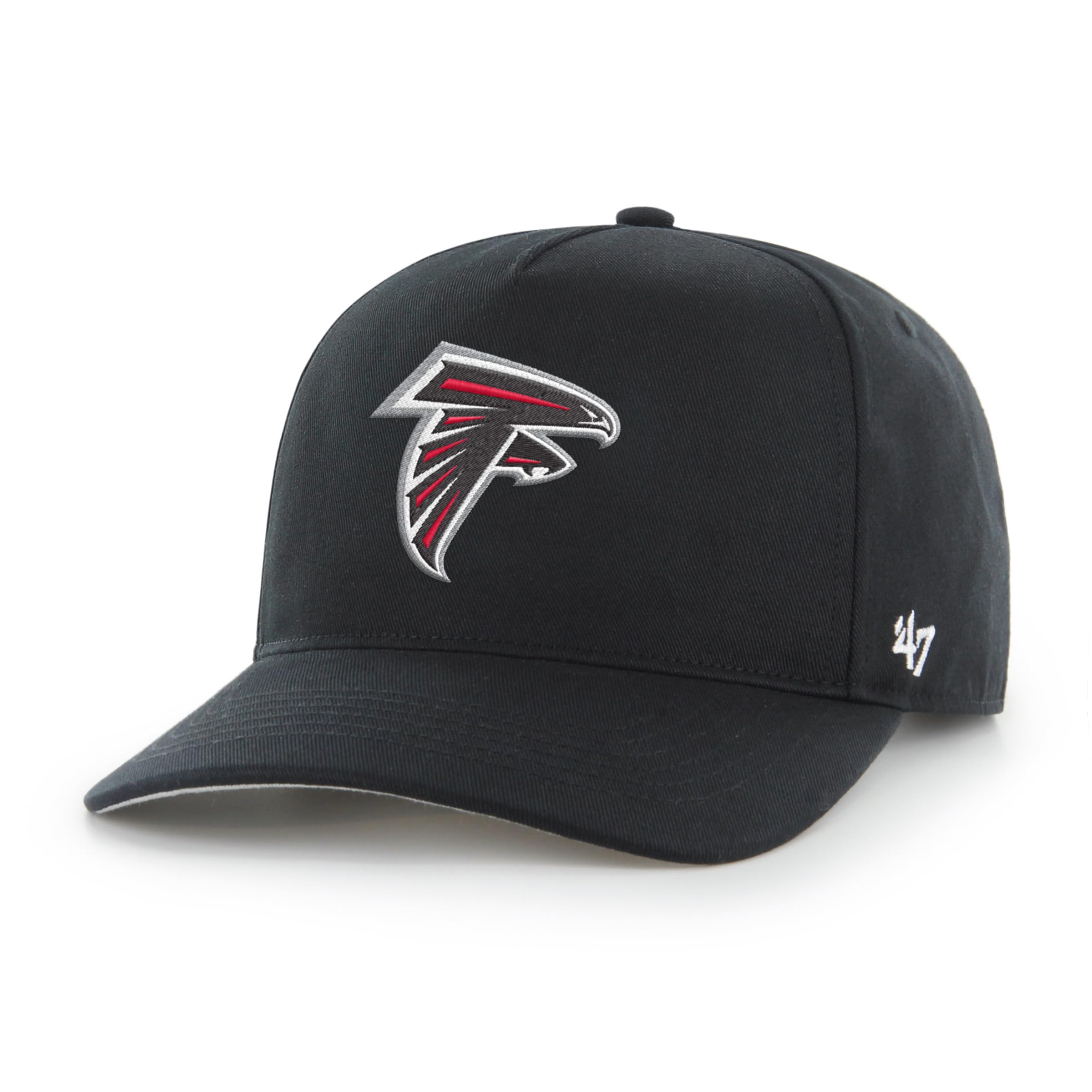 Atlanta Falcons NFL '47 Hitch RF Unisex Baseball Cap, Adjustable, Team Badge, Black