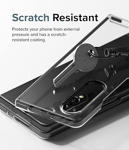 Miniatura 5 de Ringke Funda delgada material antiamarilleamiento compatible con Samsung Galaxy Z Fold 4 5G (2022) para minimalista pero resistente, sólida y