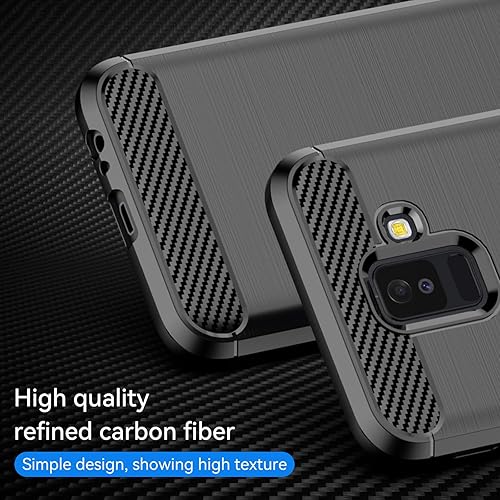 Miniatura 2 de EUAGVQY Funda para Galaxy A70 de fibra de carbono, súper antideslizante, duradera, máxima comodidad, ligera, ajuste preciso, elegante diseño de moda