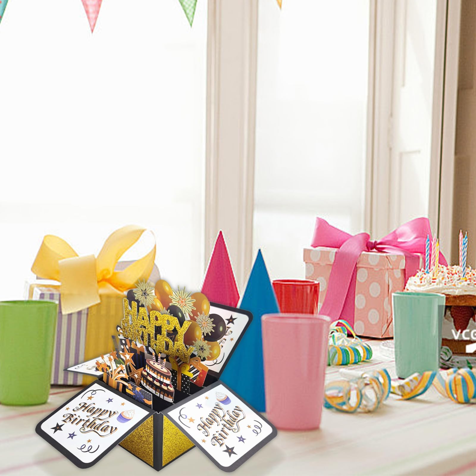 Carte Anniversaire 10 Ans Pop-up 3D – Carte Animée Avec Enveloppe – Pour Fille, Garçon, Couple - 9