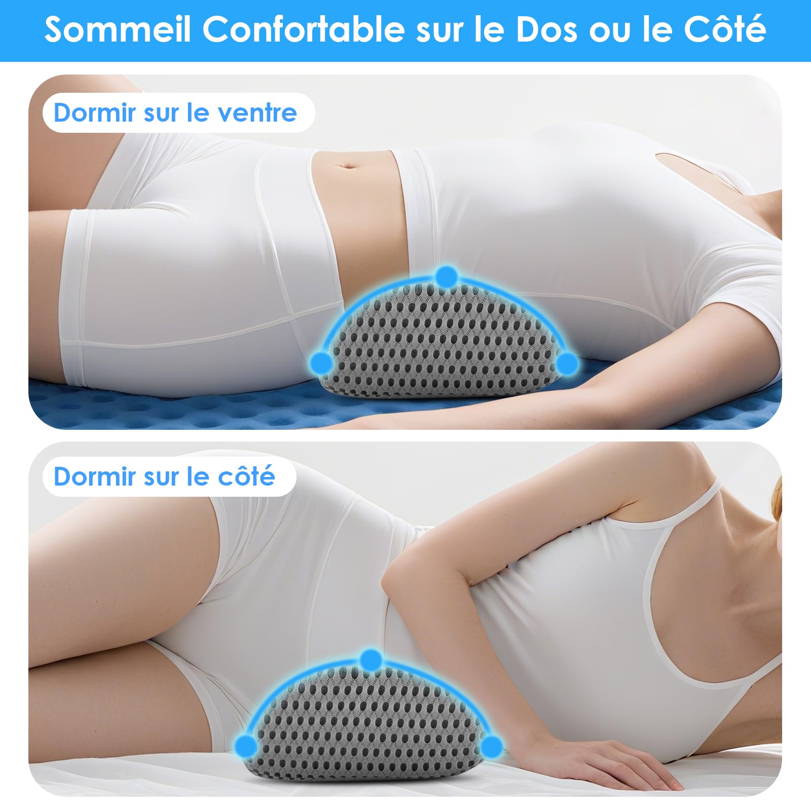 Coussin lombaire senior : Confort et soulagement des douleurs dorsales Coussin lombaire senior : Confort et soulagement des douleurs dorsales