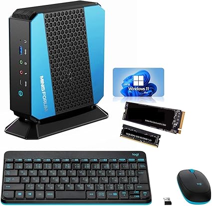 MINISFORUM EliteMini HX90 (AMD Ryzen 9 5900HX 8コア/16スレッド、最大4.6GHz)  (HX90/16GB/500GB SSD 【Win11 Pro】)