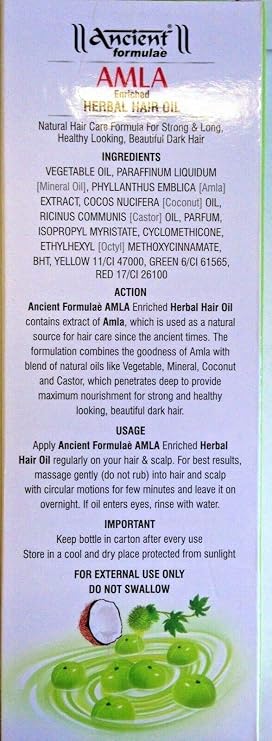 Hesh Amla Hair Oil, 200 ml Bottle